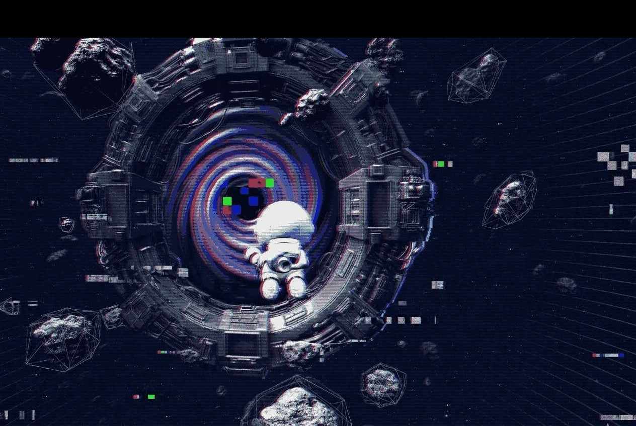 Solo Survival: pilot your mascot through the void alone.